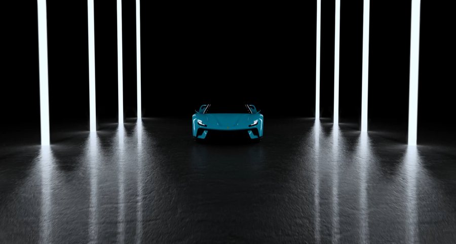 КРЕАТИВНАЯ 3D РАБОТА - FERRARI